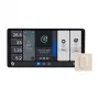 Dual Control Panel Shelly Wall Display X2 WiFi/BLU (strieborná) + BLU H&T