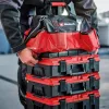Einhell 4540036 E-Case Bag systémová taška na náradie, polyester, nosnosť 30 kg, čierna/červená