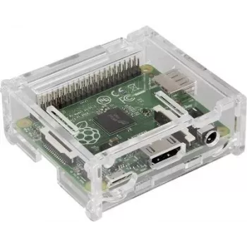 Skriňa Joy-IT pre Raspberry Pi A+ priehľadná RB-Casea+01 — ochranná skriňa, čistý plast