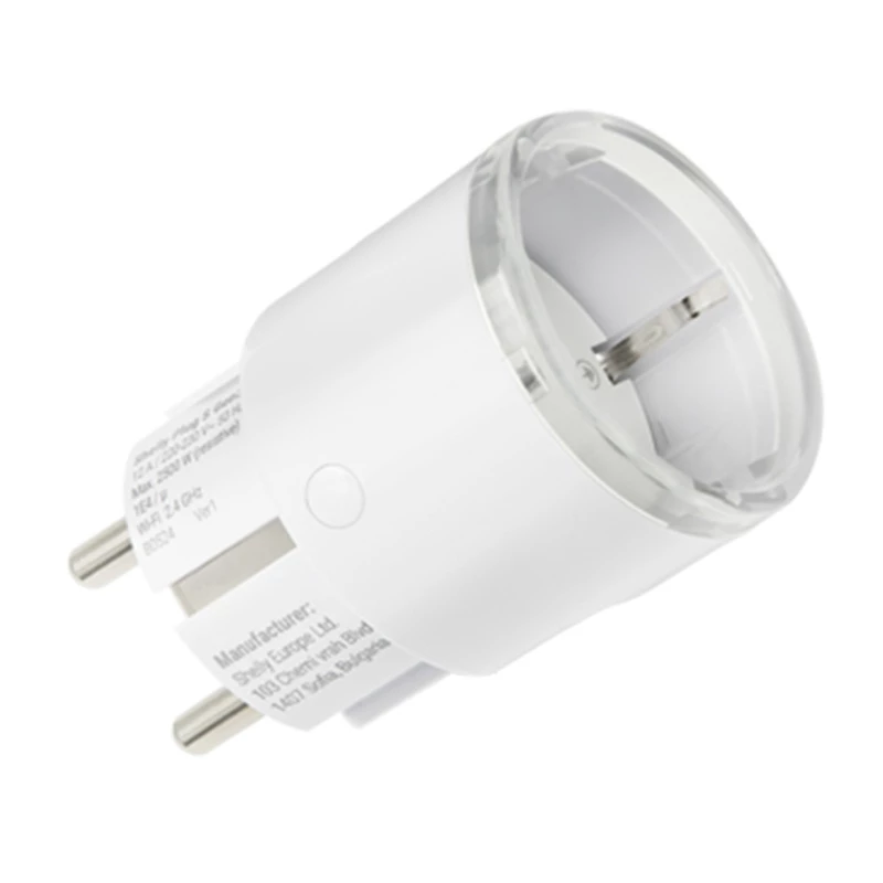 Sada inteligentných zásuviek Shelly Plug S MTR Gen3 — 5 ks, 12A, biela