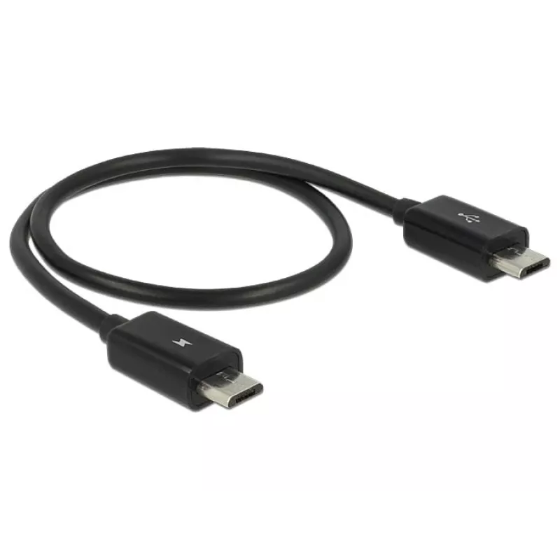 USB kábel DeLOCK 83570 USB 2.0 0,3 m USB B čierny