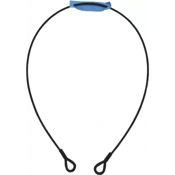 Oceľové lanko EUROLITE 5801049C 1000 x 4 mm čierne s okom