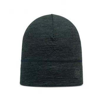 Čiapka Buff Merino Lightweight Multistripes Forest — Buff ľahká merino vlna čiapka, unisex, tmavozelená, 125 g/m²