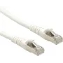 Roline - patch kábel - RJ-45 (M) na RJ-45 (M) - 1,5 m - SFTP - CAT 6a - biely