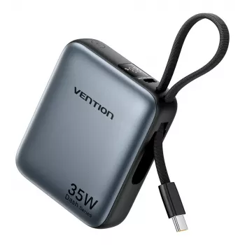 Powerbanka Vention FHEH0 lítium-polymérová 10000 mAh 35W USB-C čierna