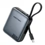 Vention FHEH0 powerbanka 10000 mAh 35 W s káblom USB-C, sivá