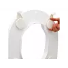 Etac Hi-Loo zvýšené toaletné sedadlo s vekom, 10 cm