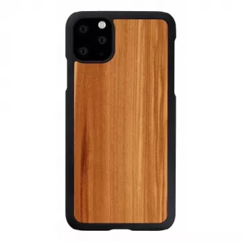 Puzdro na smartphone Man and Wood pre iPhone 11 Pro Max – Cappuccino čierna