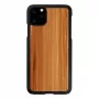 Puzdro na smartphone Man and Wood pre iPhone 11 Pro Max – Cappuccino čierna