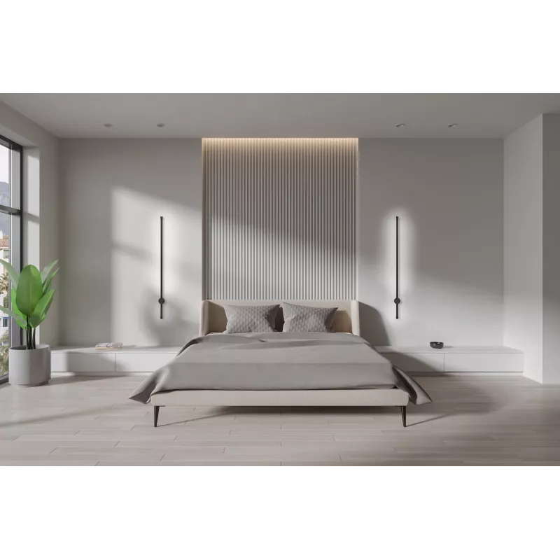 Activejet LED nástenné svietidlo AJE-HILTON čierna NW