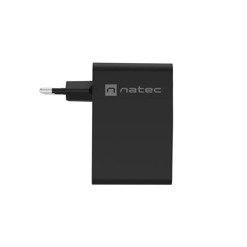 NATEC NUC-2234 nabíjačka pre mobilné zariadenia notebook, smartfón čierna AC rýchle nabíjanie interiérová