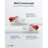 Wentronic Goobay CAT 6 patch kábel, S/FTP (PiMF), biely, 3 m – LSZH bez halogénov, meď (93507)