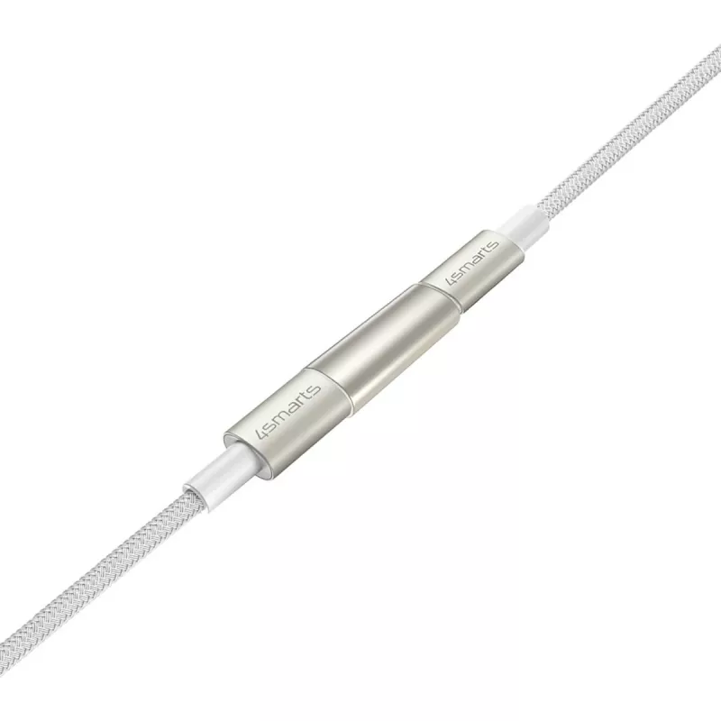 4smarts USB-C na USB-C kábel PremiumCord 100W 3 m biely - 3 m - USB C - USB C - USB 2.0 - 0,48 Gbit/s - biely