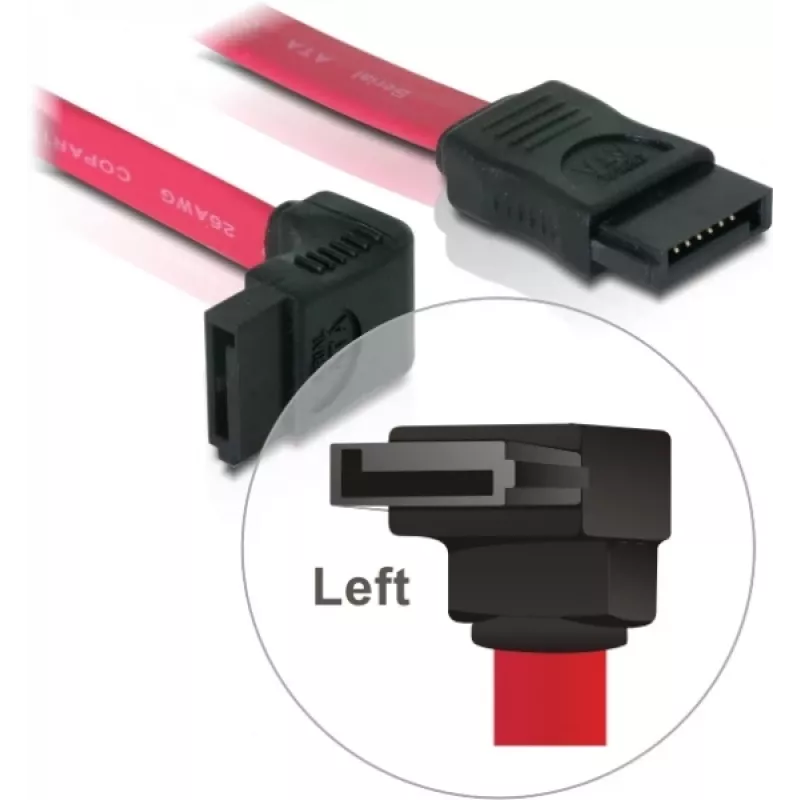 SATA kábel DeLOCK 84354 0,22 m červený