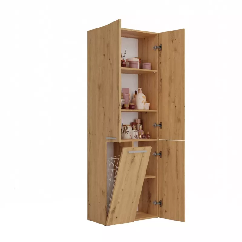 Topeshop NEL 1K DD ART KPL kúpeľňová skrinka dub