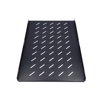 Racková podlaha Extralink 1U 750 mm čierna pre skrine s hĺbkou 1000 mm