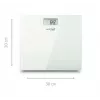Ecomed by Medisana PS-72E osobná váha – 150 kg, sklenená plošina, biela