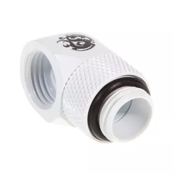 Príslušenstvo chladenia BitsPower BP-DW90R — mosadz biela, rozmery 18×18×31,8 mm