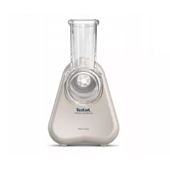 Elektrický krájač zeleniny Tefal Fresh Express DN853BE0 — 150 W, 3 vymeniteľné nástavce, 1 rýchlosť, krémová