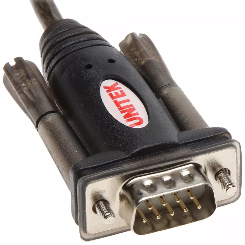 UNITEK Y-105A sériový kábel čierny 1,5 m USB Type-A DB-9