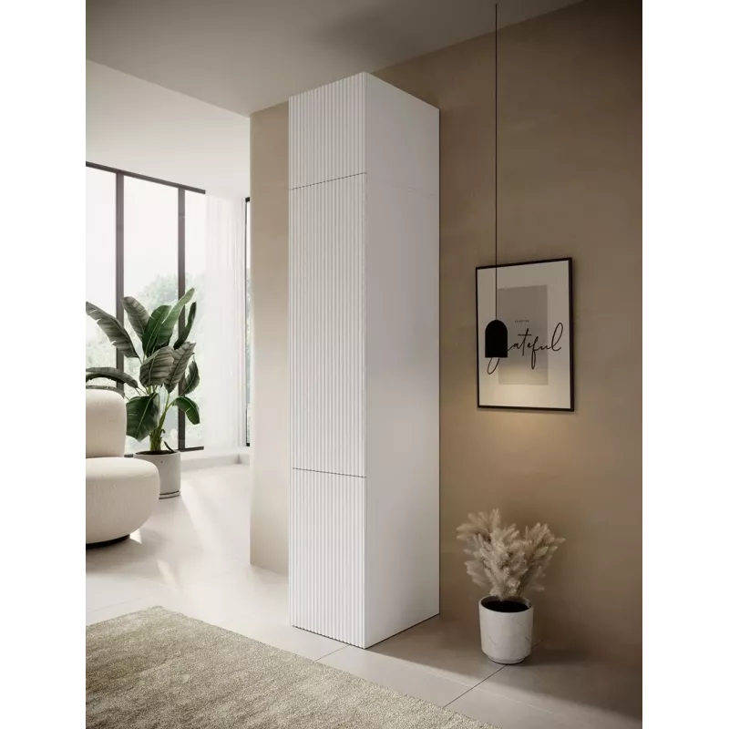Šatníková skriňa Cama Meble PAFOS 1D BASE 45×55,5×45 cm, 1 dvere, biela matná