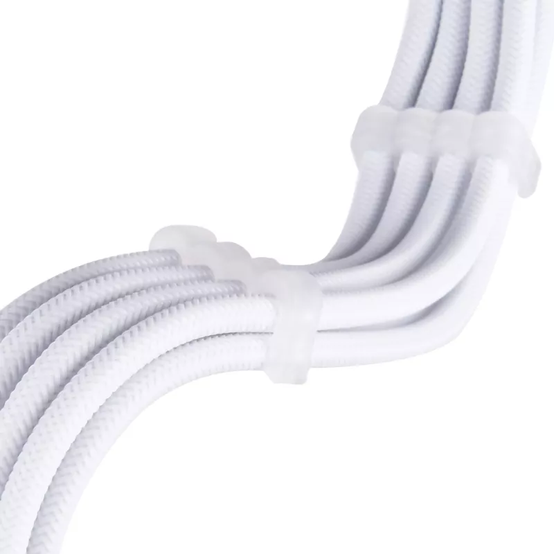 Predlžovací napájací kábel SILVERSTONE PCIe 8‑pin SST-PP07E-PCI8W-V2 30 cm biely