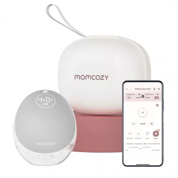 Odsávačka mlieka Momcozy M9 single sivá