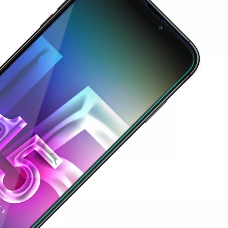 Tvrdený flexibilný ochranný prvok displeja 3MK FlexibleGlass Pro pre Apple iPhone 15 – číry, odolný proti poškriabaniu