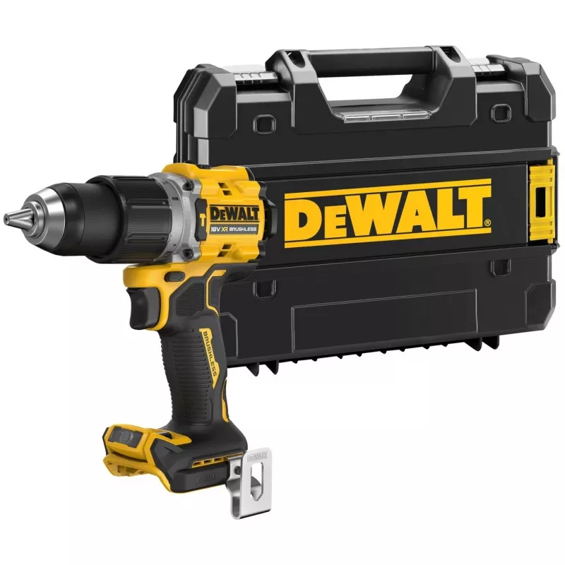 Vŕtačka s pištoľovou rukoväťou DeWalt DCD805NT-XJ — 18 V bezuhlíková, 2000 ot/min, 90 N·m, skľučovadlo 13 mm, 1,34 kg
