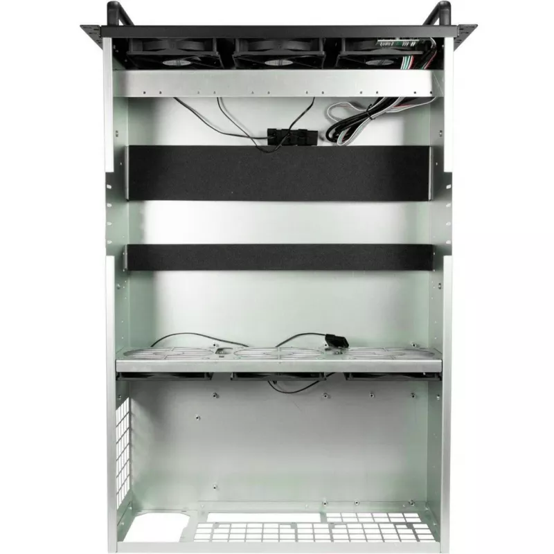 Počítačová skriňa Inter-Tech 88887236 Rack čierna, sivá
