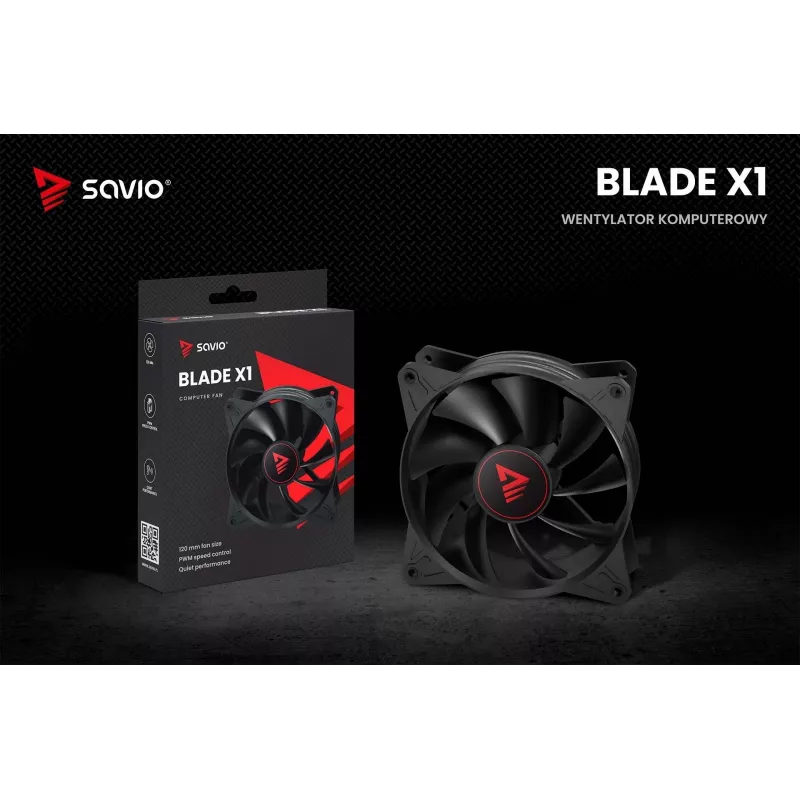 SAVIO SAVGBLADE 120mm PWM ventilátor skrine
