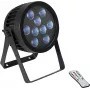 LED reflektor EUROLITE PAR 9 UV 9x3W – pódiový/klubový UV PAR reflektor, 9 LED 3W