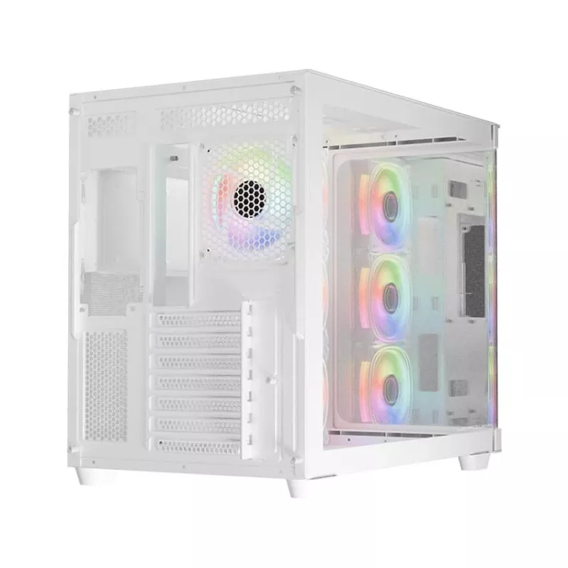 LC-Power Gaming 8001W Pro-Storm Light Midi-Tower ATX skriňa, biela (LC-8001W-ON)