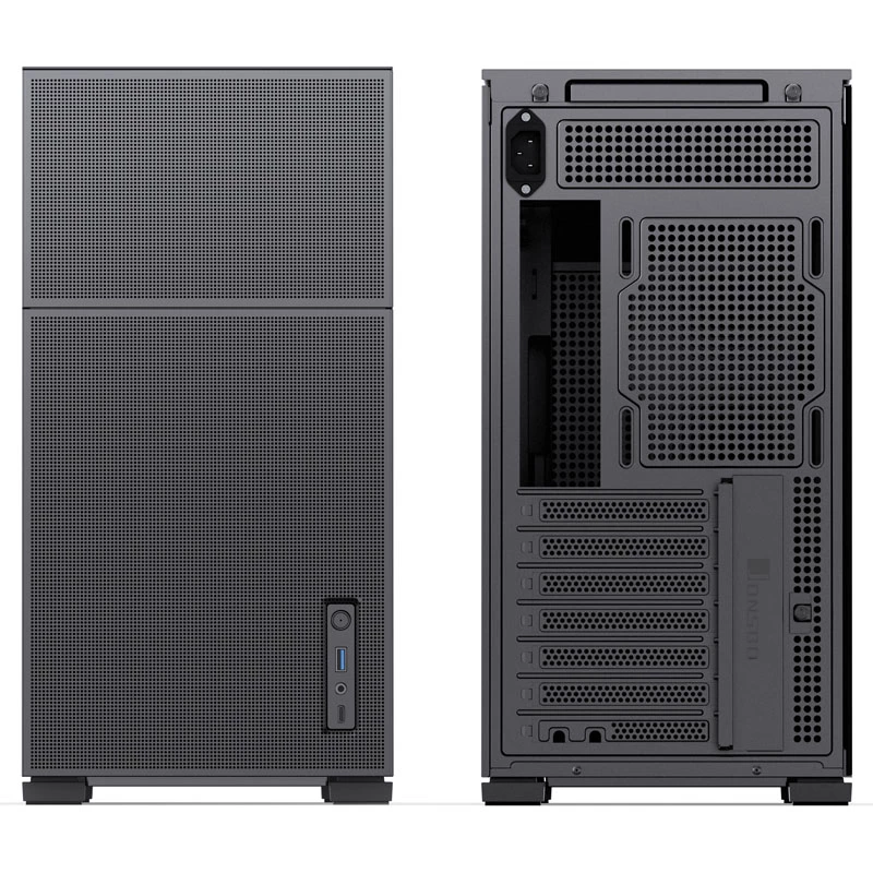Jonsbo D41 Mesh Standard ATX PC skriňa – čierna, temperované sklo