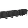 Panel na manažment káblov LOGON RAO105BL čierny hliník 48,3 cm