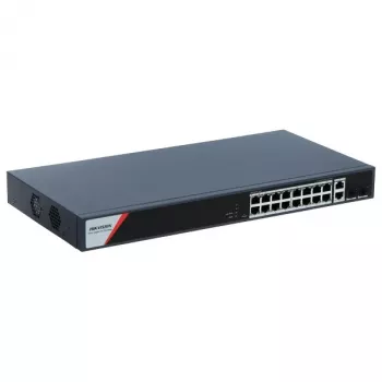 Hikvision 16-portový Gigabit Smart POE switch