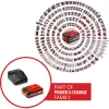 Akumulátorové vŕtacie kladivo EINHELL Power X-Change TE‑HD 18 Li, 18V, Li‑Ion 4,0 Ah Plus, so sadou vrtákov a dlát