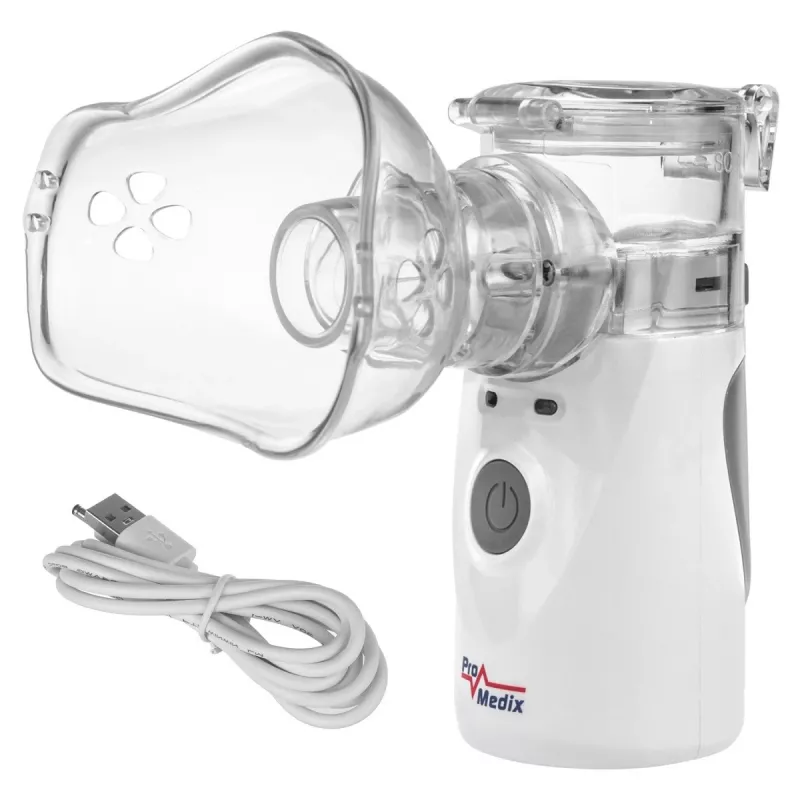Prenosný mesh inhalátor ProMedix PR-835 USB nebulizér, batériový prenosný nebulizér