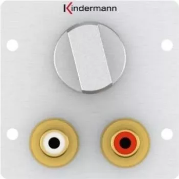 Zásuvka 2 x RCA Kindermann 7444000518