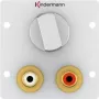 Zásuvka 2 x RCA Kindermann 7444000518