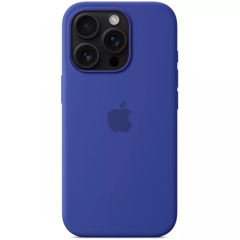 Silikónové puzdro Apple iPhone 16 Pro MagSafe ultramarínové puzdro