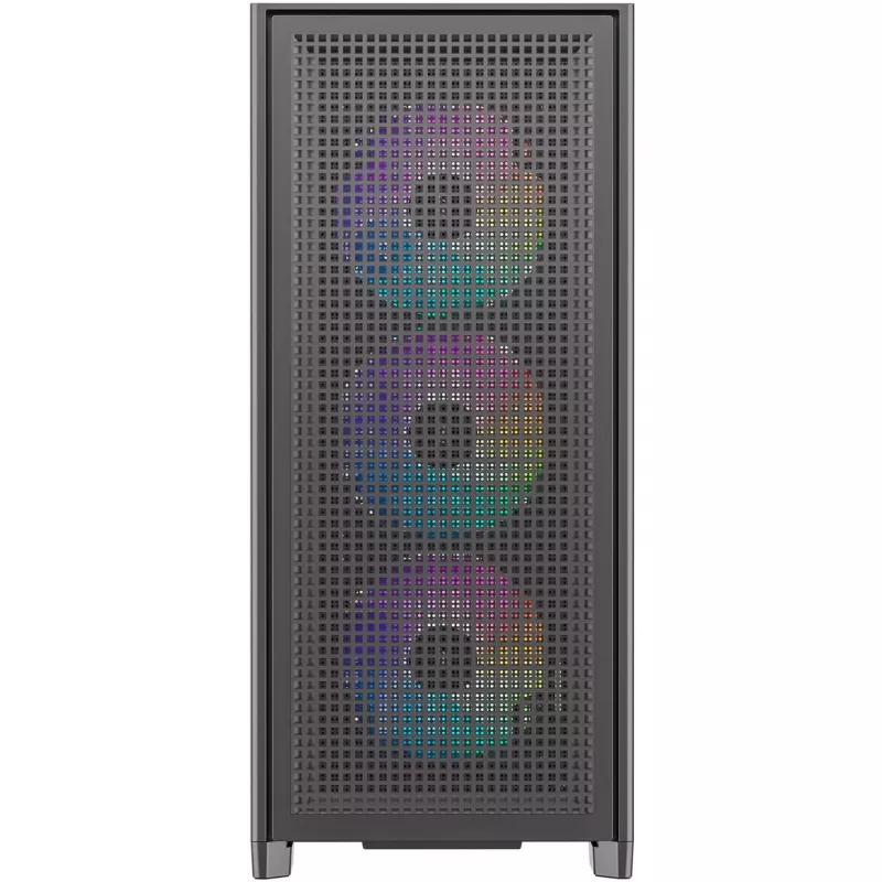 PC skriňa Silentware Air 2000 A-RGB čierna — Mid-Tower, bočné okno z tvrdeného skla