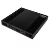 Akasa Plato TN - Ultra Small Form Factor (USFF) - PC - čierna - hliník - domáca kancelária - Kensington