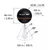 Prenosný sonar pre ryby Deeper Smart Sonar PRO+ 2 sonar 675 kHz, dosah 100 m, 65×65×65 mm, Li‑Ion 950 mAh
