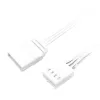 Sharkoon Shark Blades PWM RGB 120 mm ventilátor do skrine, 400–1400 ot./min., biely