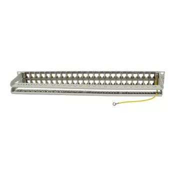 Synergy 21 S216339 Keystone patch panel 19" pre 48 modulov, 1U, svetlosivý