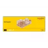 Organizér na stôl DeLOCK 18341 priehľadný hnedý plast 145x250x85mm