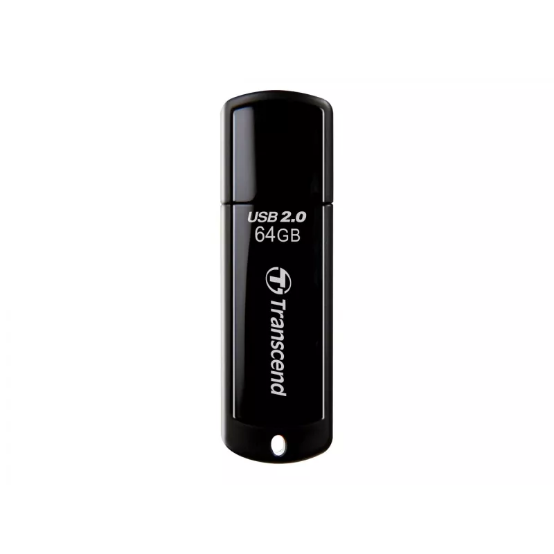 USB flash disk Transcend JetFlash 350 64GB, USB 2.0, čierny