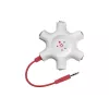 Belkin F8Z274BT - zelená - biela - 1x 3,5 mm - 5x 3,5 mm - samec - samica