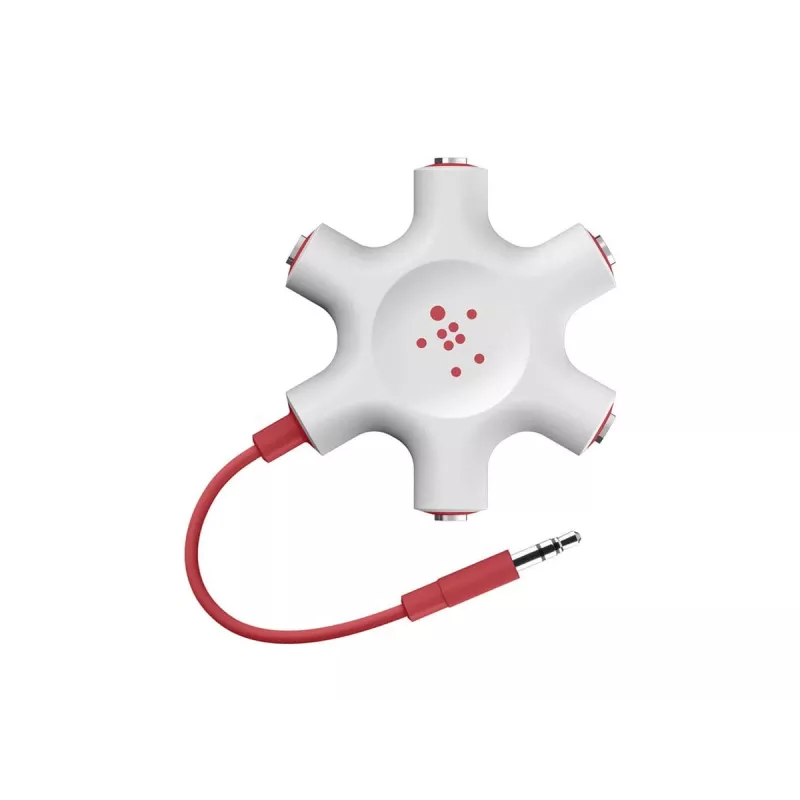 Belkin F8Z274BT - zelená - biela - 1x 3,5 mm - 5x 3,5 mm - samec - samica